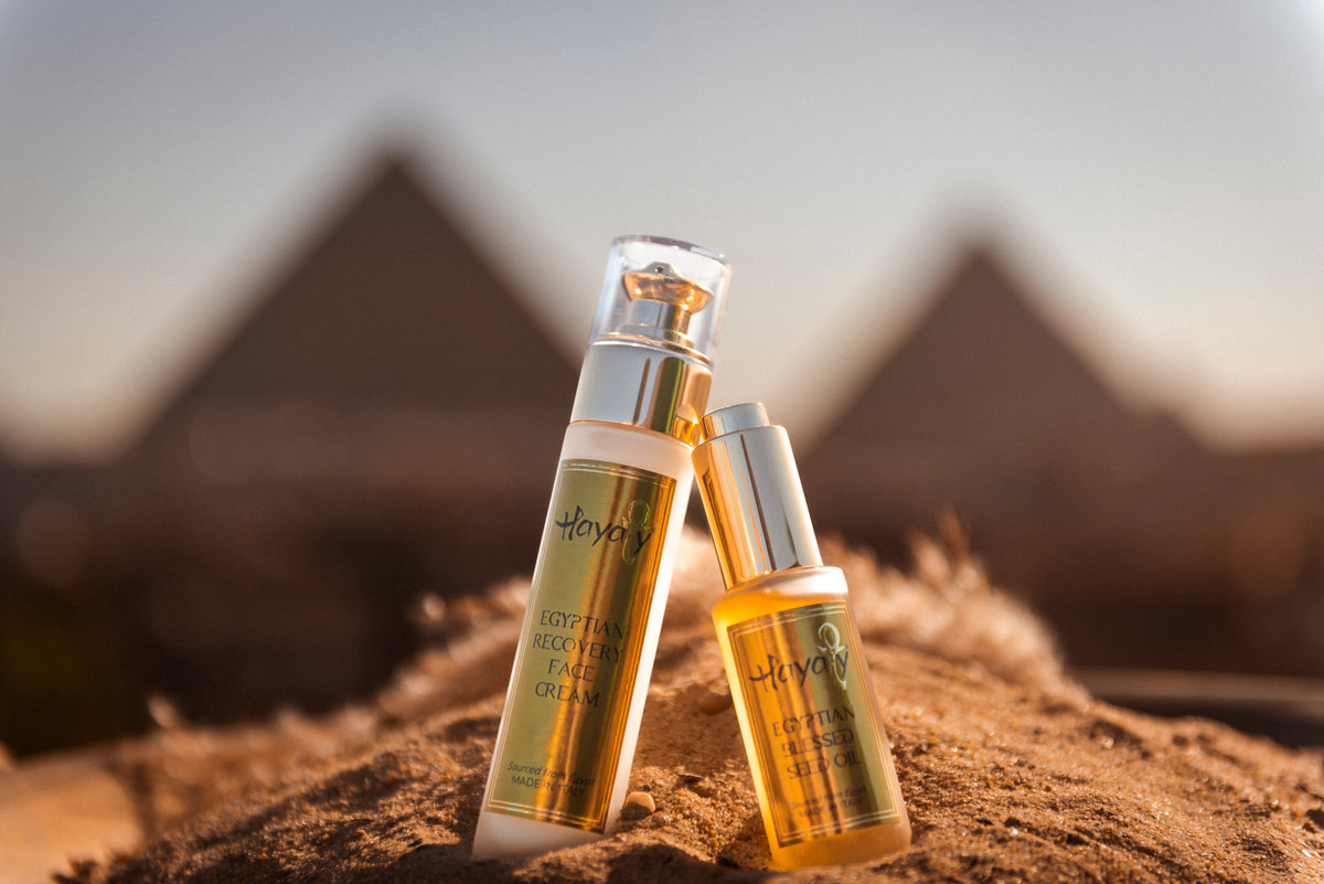 Pharaonic Duo - Egyptian Recovery Cream with Black Seed Facial Oil