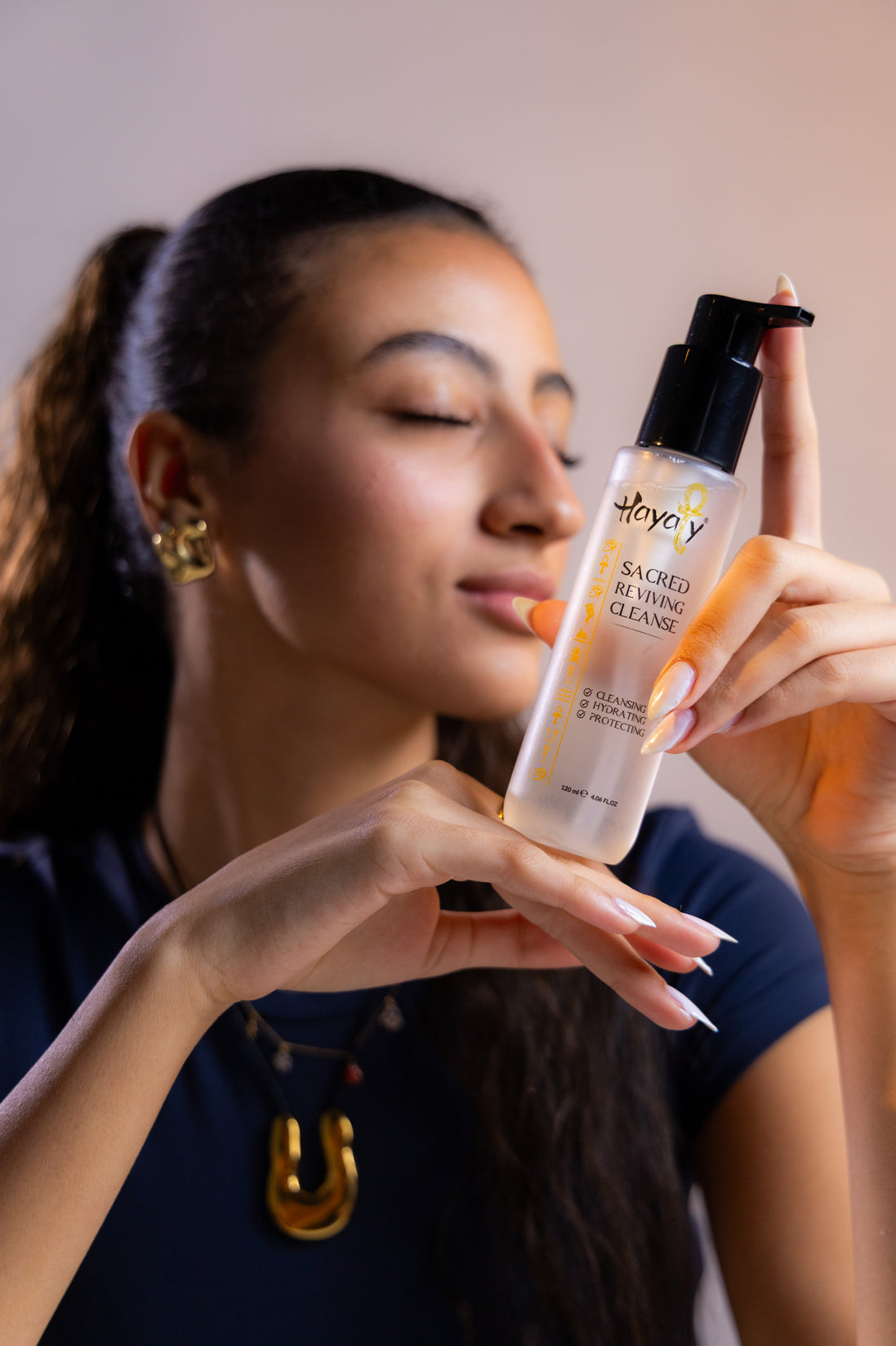 Sacred Reviving Cleanse - BARRIER SUPPORT · 3-IN-1 CLEANSE · GLASS-SKIN GLOW