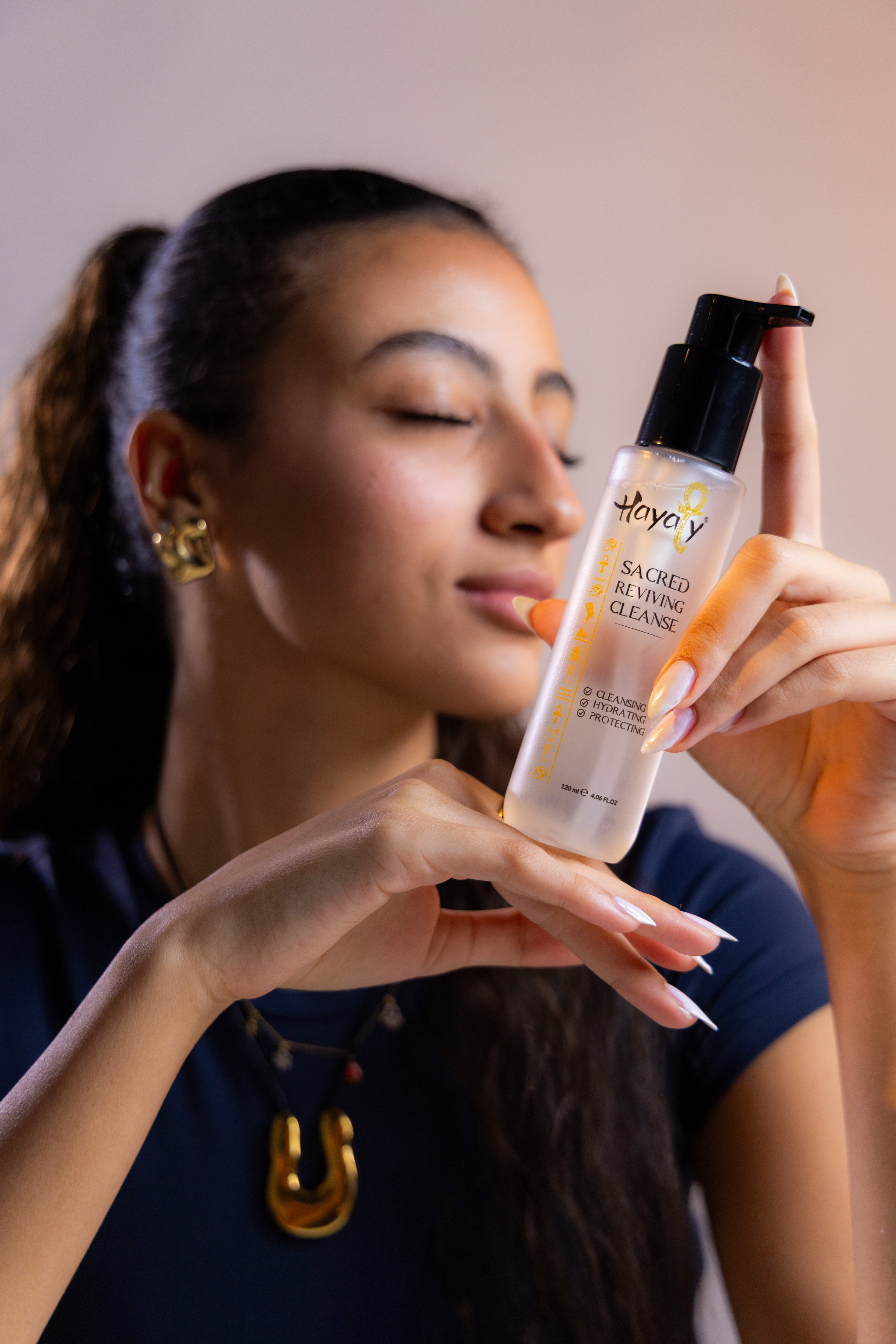 Sacred Reviving Cleanse - BARRIER SUPPORT · 3-IN-1 CLEANSE · GLASS-SKIN GLOW